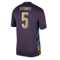 Camiseta Inglaterra John Stones #5 Visitante Equipación Eurocopa 2024 manga corta